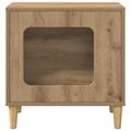 vidaXL Mačka Dom Dub artisan 51 x 30 x 52 cm Kompozitné drevo