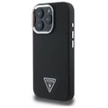 Guess HC MagSafe Grained PU Triangle Logo case for iPhone 16 Pro Max 6,9" black