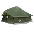 vidaXL Tipi stan 12-miestny Olivovo zelená Polyester a oceľ