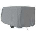 vidaXL Poťah na karavan sivý 670x250x220 cm netkaná textília
