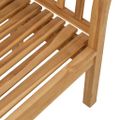 vidaXL lavička Hnedá 120 x 53,5 x 85 cm Tíkový masív
