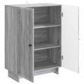 vidaXL Servírovacia skriňa Sivá sonoma 66 x 34,5 x 90 cm