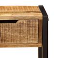 vidaXL Príborník z mangového dreva s 3 zásuvkami 110x35x75 cm