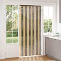 vidaXL Záves proti hmyzu z chenille Tmavohnedá a béžová 100 x 220 cm