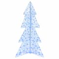vidaXL Vianočný stromček 160 LED Modrá 150 cm Akryl