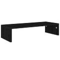 vidaXL Stojan na monitor čierny 60x23,5x12 cm spracované drevo