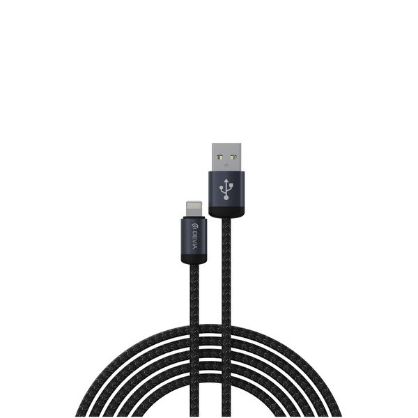 Kábel Devia Gracious EC650 USB - USB-C 1,0 m 2,4A čierny