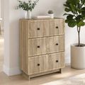 vidaXL Zásuvkový kabinet 66 x 34,5 x 90 cm Kompozitné drevo Dub sonoma