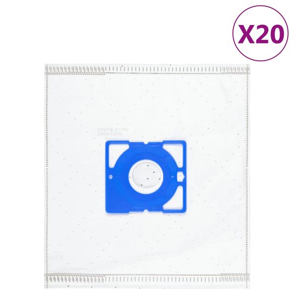 vidaXL Vrecká do vysávača pre Uni bag 20 ks