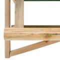vidaXL Krmítko pre vtáky masívne drevo 35x29,5x21 cm