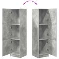 vidaXL Highboard Betónová šedá 31.5 x 32 x 122.5 cm