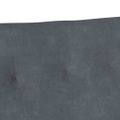 vidaXL Chesterfield lavica Tmavo šedá 112 x 65,5 x 75 cm Zamat