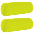 vidaXL Poťah na podložku 2 pcs HEERLEN Žiarivá zelená Ø 15 x 40 cm