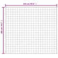 vidaXL Záťažová prikrývka modrá 200x230 cm 9 kg látka