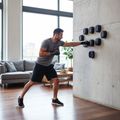 Elektronický modulárny boxerský terč HMS TB05 s LED, Bluetooth a rukavicami (Music Boxing Machine)