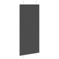vidaXL plisovaná roleta čierna 85x200 cm Šírka látky 84,4 cm