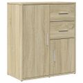 vidaXL Komody 2 ks dub sonoma 60x31x70 cm kompozitné drevo