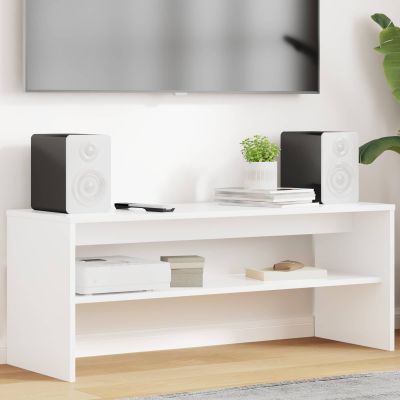 vidaXL TV skrinka Biela 100 x 35 x 40 cm Kompozitné drevo