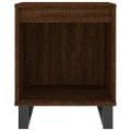 vidaXL Nočné stolíky 2 ks hnedý dub 40x35x50 cm kompozitné drevo