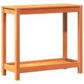 vidaXL Stôl na presádzanie polica voskovohnedý 82,5x35x75 cm borovica
