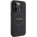 Puzdro Guess pre iPhone 14 Pro Max 6,7" GUHMP14XPSAHMCK čierna HC PU Saffiano Magsafe