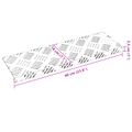 vidaXL Schodový rošt 5 ks 60 x 18 x 2,5 cm Strieborná Hliník