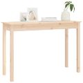 vidaXL Konzolový stolík 110x40x75 cm masívne borovicové drevo