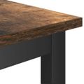 vidaXL Jedálenská lavička Dymová dub 100 x 32,5 x 48,5 cm