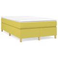 vidaXL Boxspring posteľ s matracom zelená 120x200 cm látka