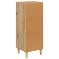 vidaXL Servírovacia skriňa Remeselný dub 34.5 x 32.5 x 90 cm