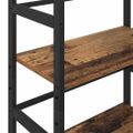 vidaXL Regál na knihy 4 úrovní 60 x 29,5 x 149 cm Kompozitné drevo