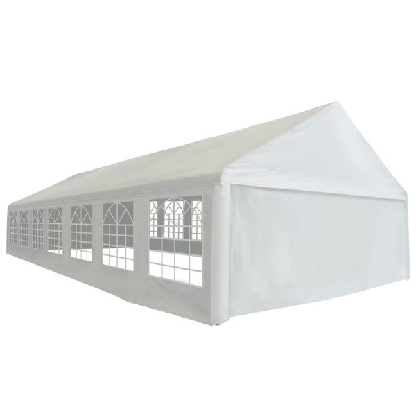 vidaXL Párty stan, PE 6x14 m, biely