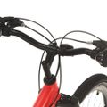 vidaXL Horský bicykel 21 rýchlostí 27,5" koleso 38 cm rám červený