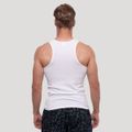Tielko Persistence Ribbed White - GymBeam, veľkosť S