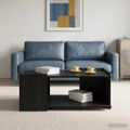 vidaXL Konferenčný stolík Čierny dub 90 x 50 x 33 cm Kompozitné drevo
