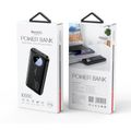 yesido Powerbank YP40 10 000 mAh LED, 2xUSB-A + USB-C, ČIERNA
