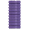 vidaXL Utierky na ruky FROGN 10 ks fialové 50x100 cm 360 g/m²