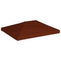 vidaXL Strieška na altánok 310 g/m² 3x4 m, tehlovo červená