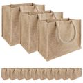 vidaXL Jutové tašky 50 Prírodná 26 x 22 x 14 cm 100% Tossa juta