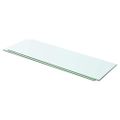 vidaXL Poličky 2 ks panel z priehľadného skla 60x15 cm