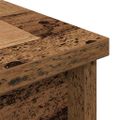 vidaXL Highboard Old Wood 37,5x35x180 cm Engineered Wood