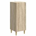 vidaXL Servírovacia skriňa Dub sonoma 33 x 34,5 x 90 cm