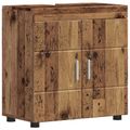 vidaXL Set kabinetov do kúpeľne TULUM Staré drevo 60 x 34 x 63 cm
