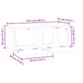 vidaXL Nástenná TV skrinka 78,5 x 31 x 30 cm Betónovo sivá