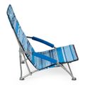 Plážové kreslo NILS NC3035 modro-biele
