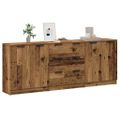 VidaXL Príborníky 3 ks Old Wood 60x30x70 cm Engineered Wood