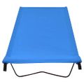 vidaXL Kempingové ležadlo 180x60x19 cm, látka oxford, oceľ, modré
