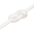 vidaXL Lodné lano biele 10 mm 50 m polypropylén