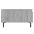 vidaXL Konferenčný stolík sivý sonoma 90x60x35 cm kompozitné drevo