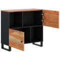 vidaXL Komoda s 2 dvierkami 80x33x75 cm masívna akácia